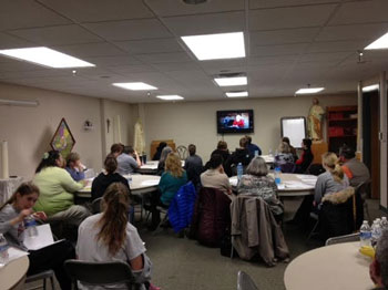 The very first training in Fishers, IN with 28 people!