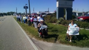 What a presence in Port Charlotte, FL -- sharing the peaceful message, "Pray to End Abortion!"